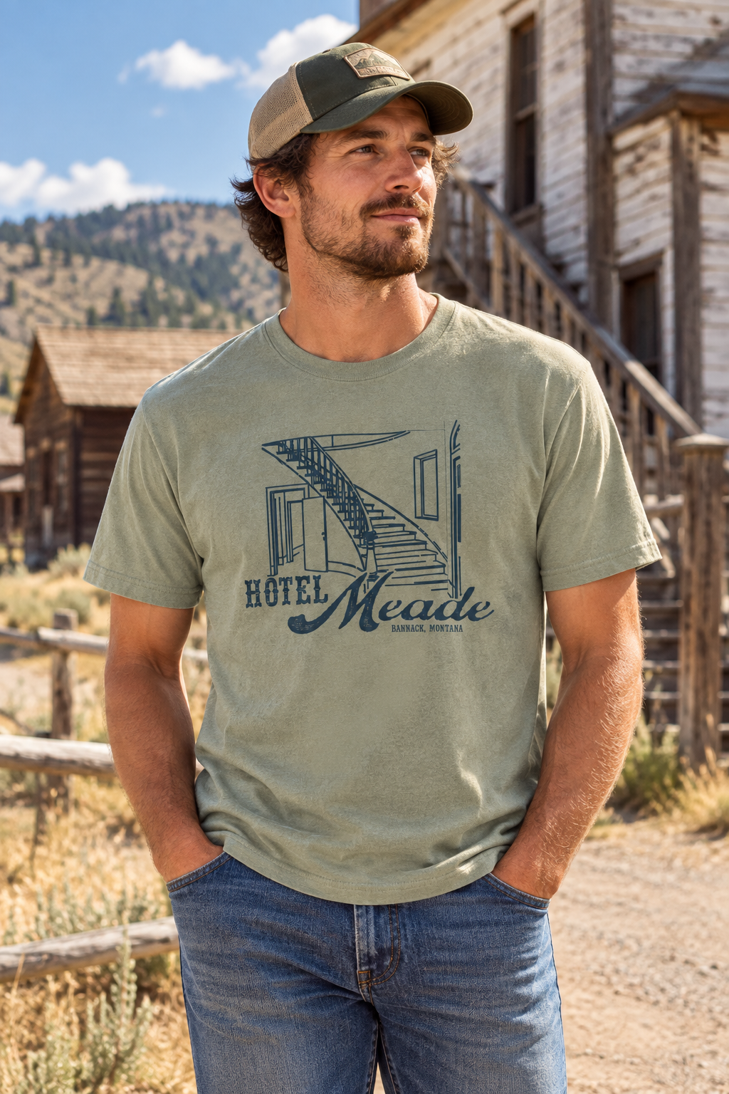 Thyme Hotel Meade tee near historic buildings